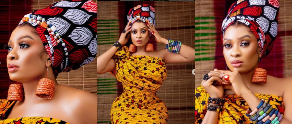 May Edochie Captivates Fans with New Yellow-Themed Photos