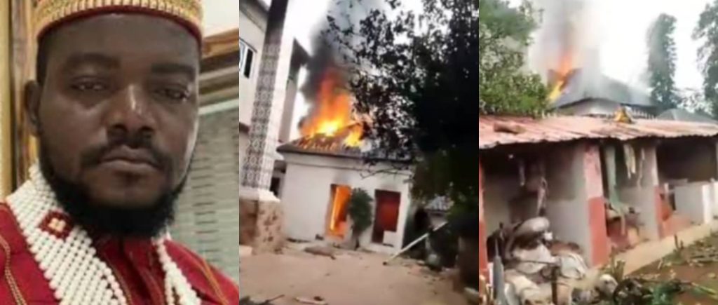 Angry Youths Sets Enugu Native Doctor’s House, Shrine Ablaze Following Ritual Allegations