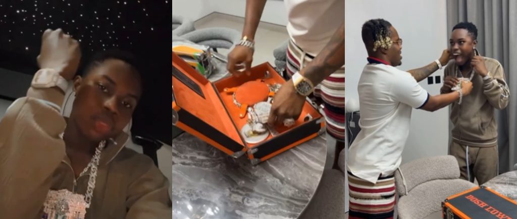 TikTok Star Peller Flaunts Multimillion Naira Diamond Chain in Dubai