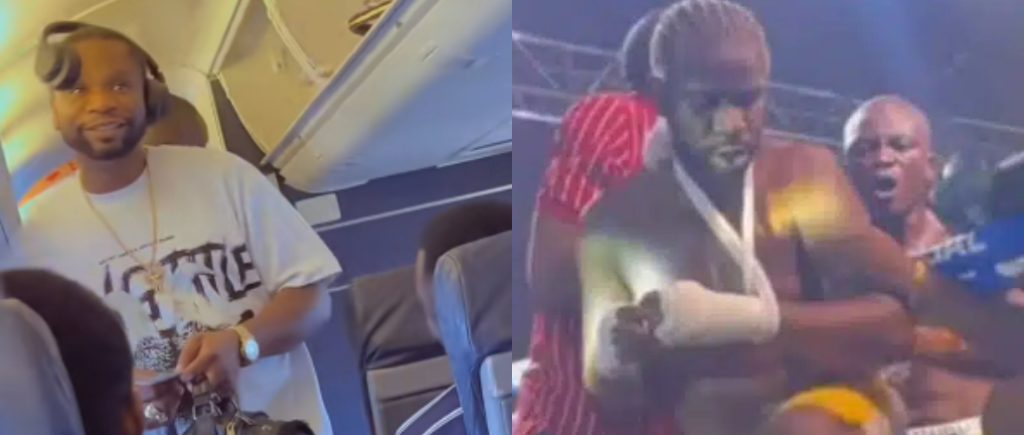 Speed Darlington Reacts as Passengers Mock Him on Plane Over Boxing Defeat to Portable