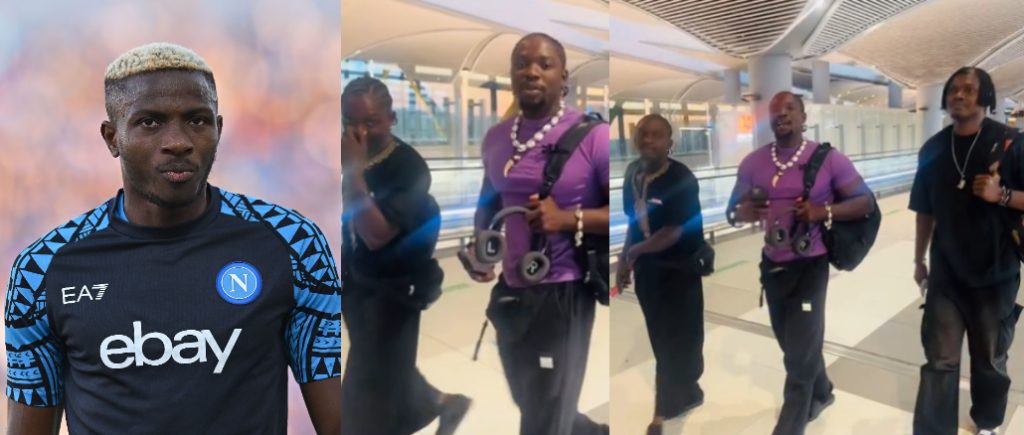 VeryDarkMan Arrives Turkey to Celebrate Victor Osimhen’s Galatasaray Success