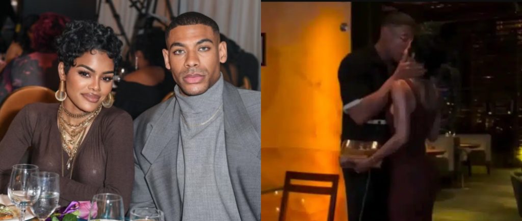 Aaron Pierre and Teyana Taylor Spark Romance Rumors with Kiss at His 31st Birthday