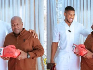 President Mahama offers Anthony Joshua Ghanaian citizenship