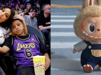 Kim Kardashian’s Son Saint Hijacks Her IG to Beg for Viral Labubu Toys