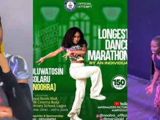 Nigerian Dancer Attempts to Break Guinness World Record with 150-Hour Dance Marathon