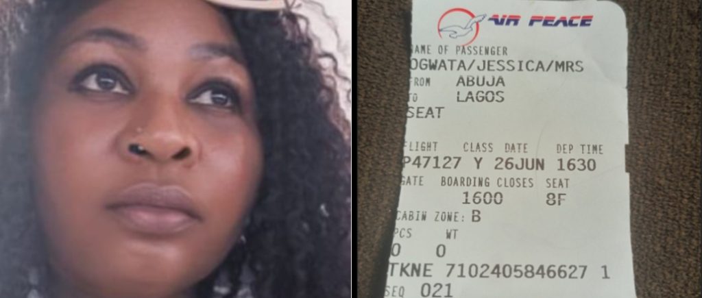 Lady Laments Poor Treatment by Air Peace Cabin Crew Despite Paying ₦235K for Flight

