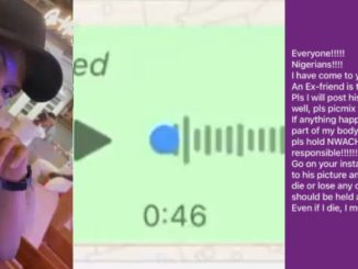 Lady Raises Alarm as Ex-Boyfriend Threatens to End Her, Shares Audio Proof