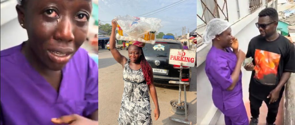 Tears of Joy as Jobless Nurse Gets Help After Selling Sachet Water for Years