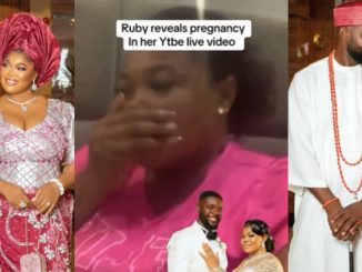 Ruby Ojiakor Sparks Pregnancy Rumors During YouTube Live with Husband