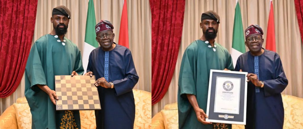 Tunde Onakoya Meets President Tinubu, Presents Guinness World Record Certificate

