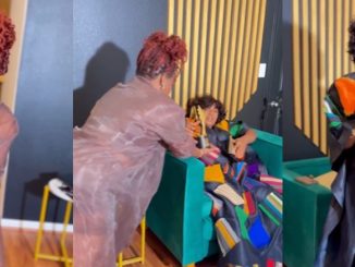 Emotional Moment as Uche Jombo Delivers Chioma Akpotha AMVCA Award