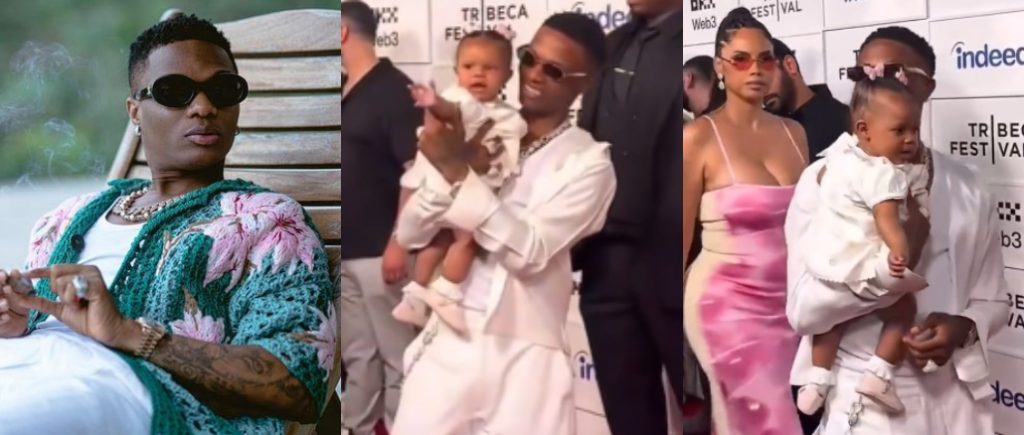 Wizkid Introduces Daughter Morayo for the First Time at Tribeca Film Festival

