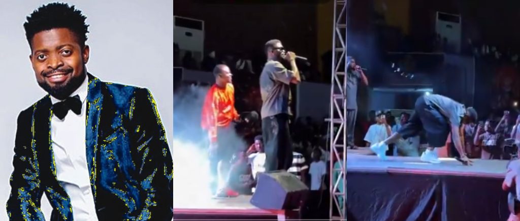 Basketmouth Forced to Prostrate Before OAU Students in Viral Video