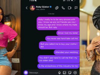 Chinelo Rita Accuses Ruby Ojiakor of Neglect After Sister’s Demise