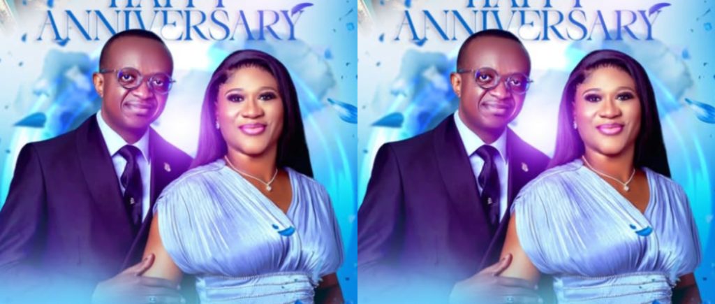 Pastor David Adeoye Celebrates 12th Wedding Anniversary with Wife Sunmbo in Heartfelt Post