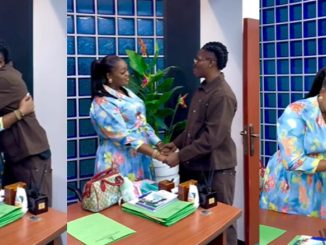 Eniola Badmus Praises Reekado Banks During Courtesy Visit