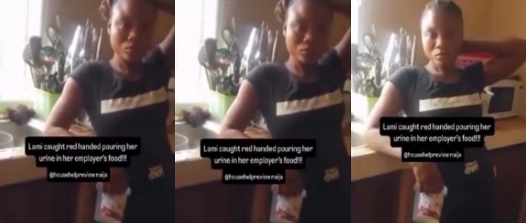 House Help Caught Attempting to Mix Urine into Employer’s Food

