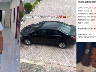 Actor Ijoba Lande Breaks Down in Tears After Surprise Gift of Car and ₦4 Million