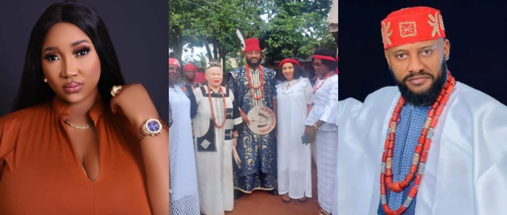 Judy Austin Celebrates Yul Edochie as He Receives Chieftaincy Title
