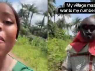 Lady Cries Out as Masquerade Demands Her Phone Number in Viral Video