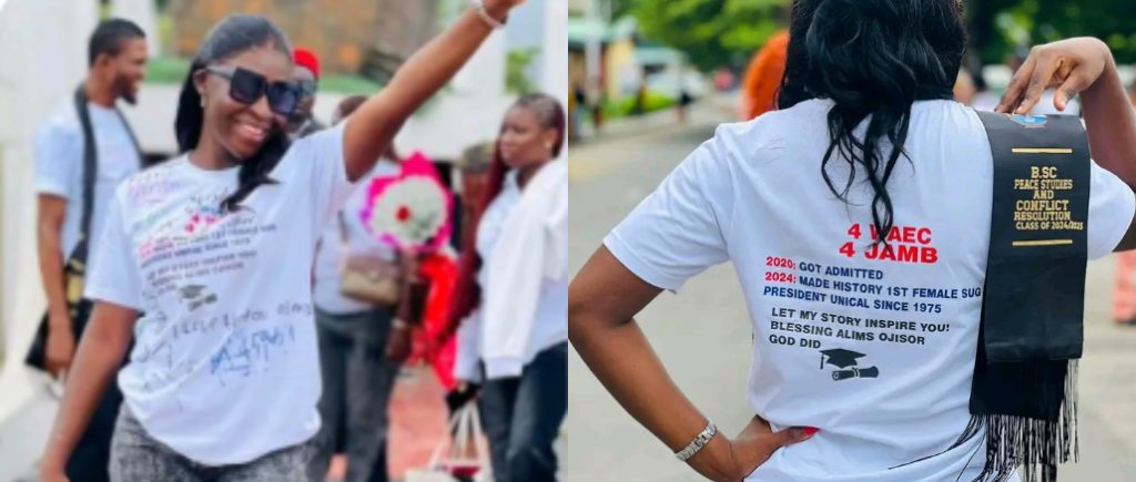 UNICAL Graduate Sparks Buzz with Bold Sign-Out Outfit, Shares Inspiring Journey