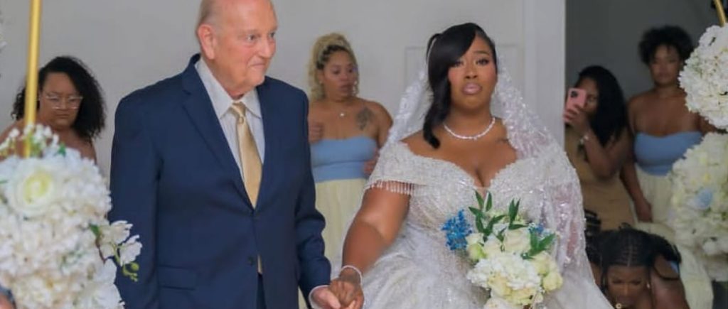 Bride Moved to Tears as Landlord Walks Her Down the Aisle