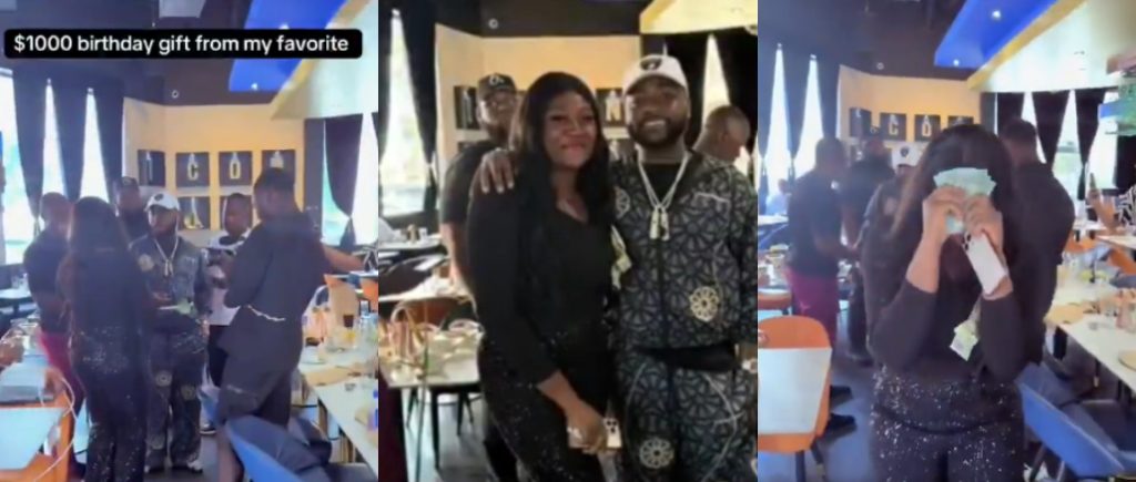 Davido Surprises Female Fan with $1,000 Birthday Gift