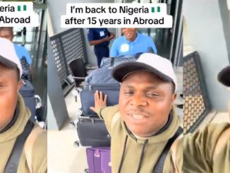 Emotional Moment Man Returns to Nigeria After 15 Years Abroad