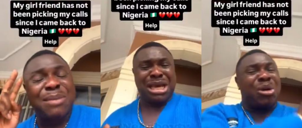 Nigerian Man Cries Bitterly as Girlfriend Vanishes With His Car