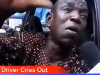 Nigerian Cab Driver Breaks Down Over Harsh Economy, Slams APC Govt