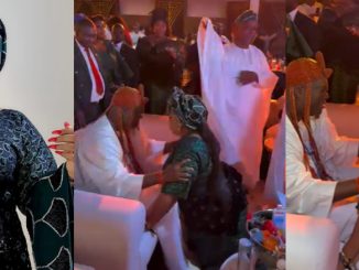 Actress Nkechi Blessing Links Up With Ooni of Ife at Seyi Vodi’s 50th Birthday