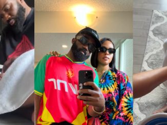 Noble Igwe’s Pregnant Wife Gets a Pedicure as First Push Gift