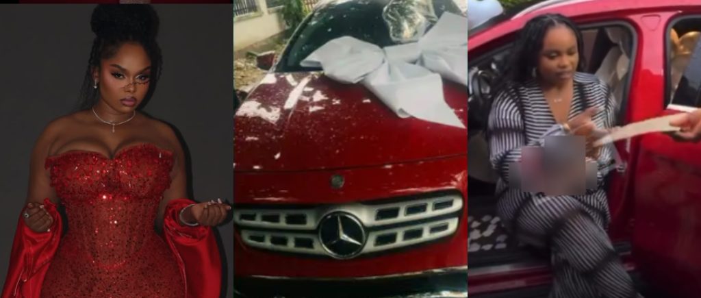 BBNaija’s Onyeka Overwhelmed as Fans Gift Her Brand-New Benz