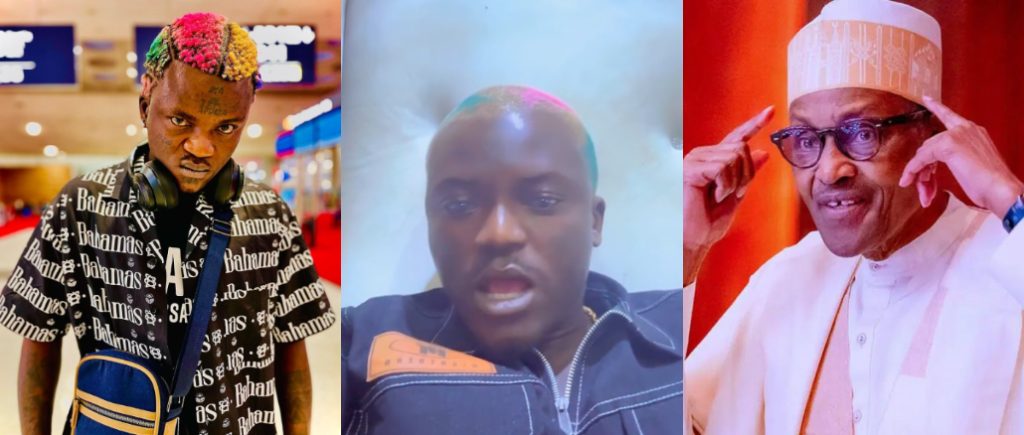 Portable Reacts to Buhari’s Death, Blames Him for Lekki Toll Gate Shooting

