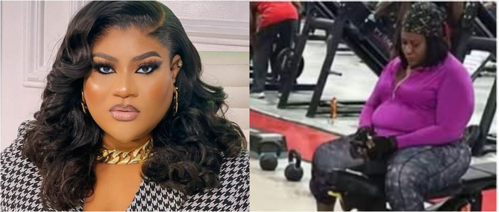 “Her Real Body Don Show” – Nkechi Blessing Trends After Gym Photo Surfaces Online
