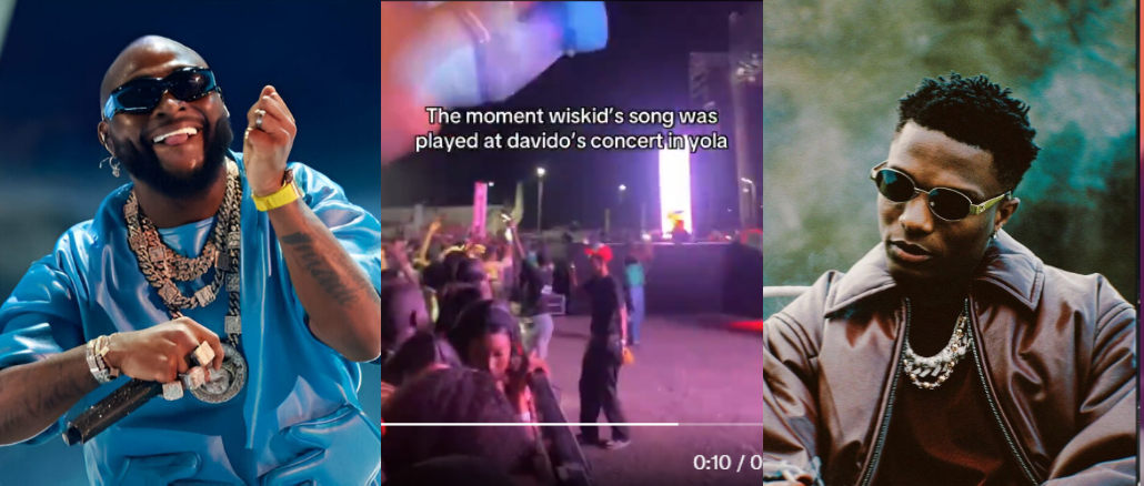 Crowd Reacts Wildly As DJ Plays Wizkid’s Song During Davido’s Adamawa Concert