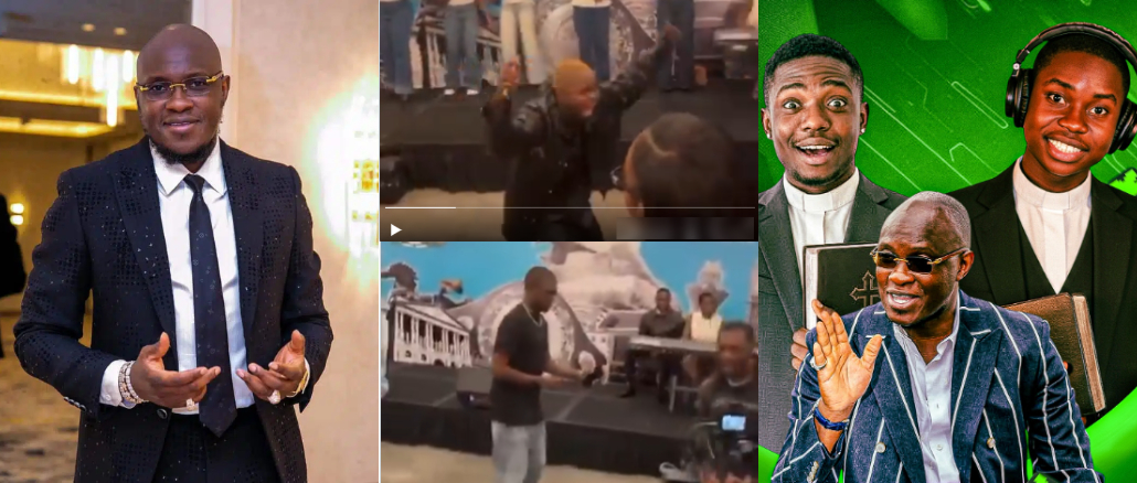 Pastor Tobi Adegboyega Returns After Cancer Battle, Welcomes Peller And Shank To Viral Church Service