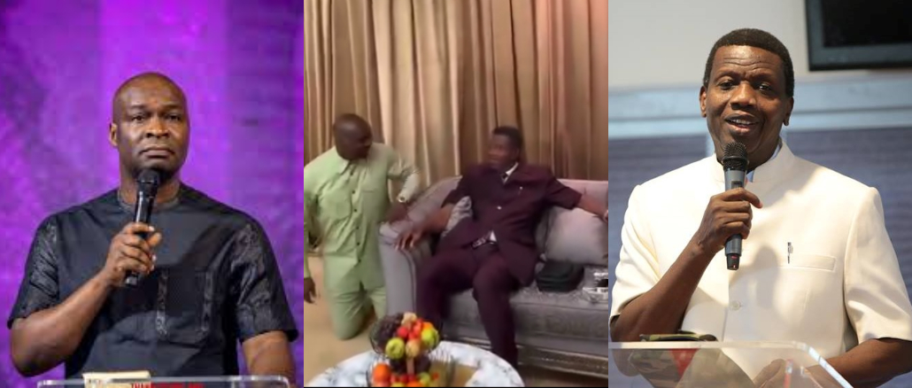 “On My Knees Is OK”- Apostle Selman Refuses To Sit Beside Daddy Adeboye
