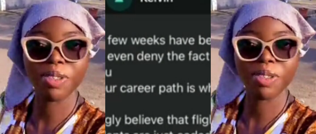 “Your Career Path”- Flight Attendant Shares Bizarre Text From Admirer