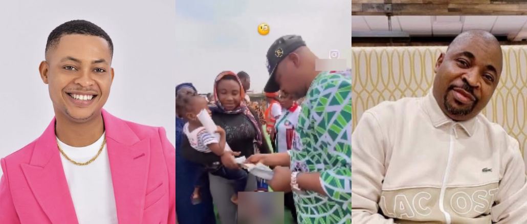 Actor Emeka Reacts As MC Oluomo Shares ₦5,000 To Supporters At Rally