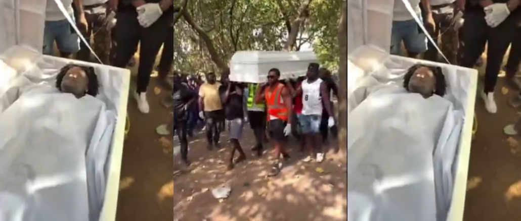 Verydarkman announces he has been laid to rest after his death few hours ago