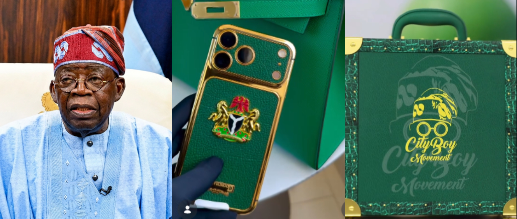 Celebrity Jeweller Malivelihood Shows Off 24-Karat Gold Iphone For City Boy Movement