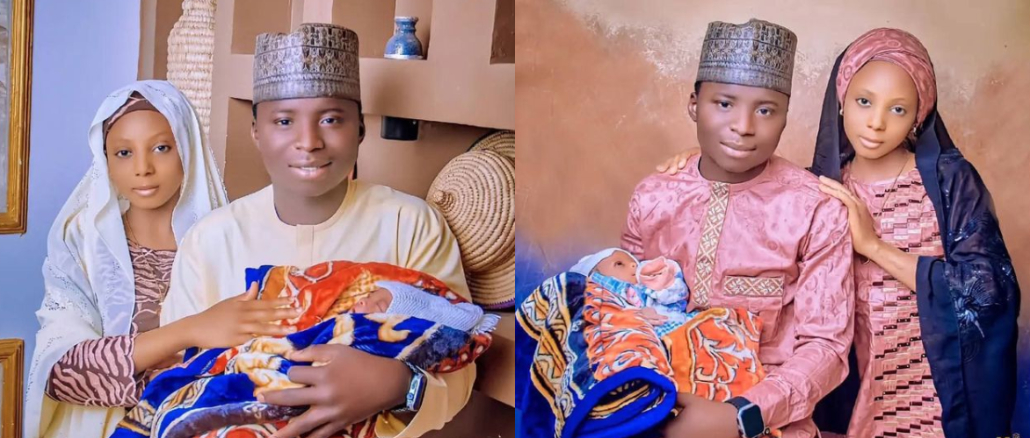 Social Media Divided Over Young Nigerian Couple’s Newborn